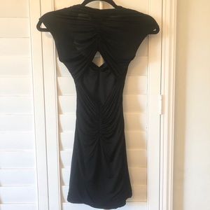 BCBG MaxAzria Draped Cutout Top